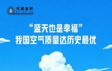 “蓝天也是幸福”，我国空气质量达历史最优