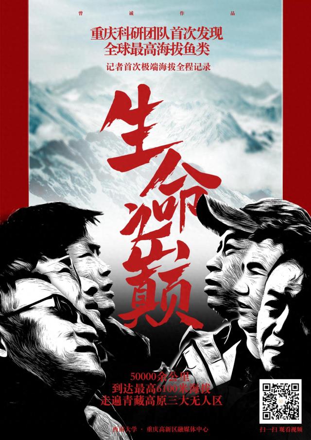 重庆高新区融媒体中心作品获市记协点赞：生命之巅 ——重庆科研团队首次发现全球最高海拔鱼类