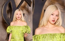 巴黎偶遇明星，向涵之深V开到肚脐，吉娜矮胖老，辛芷蕾一脸苦相