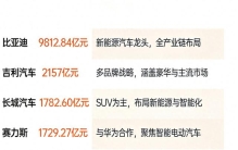 中国十大汽车企业（2026最新，综合实力+市值）