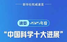 新华社权威速览丨速览2025年度“中国科学十大进展”