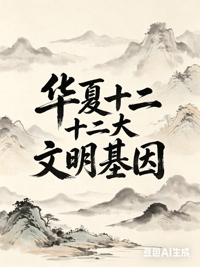 华夏十二大文明基因，才是人类文明的终极序章