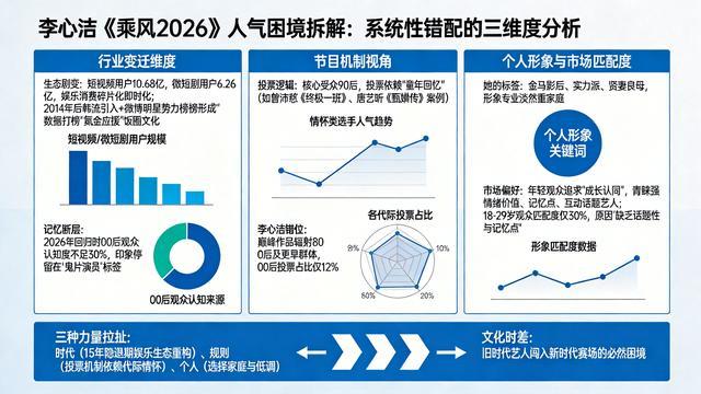 李心洁人气低的原因是什么