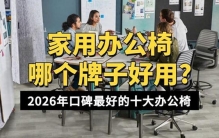 家用办公椅哪个牌子好用？2026年口碑最好的十大办公椅推荐