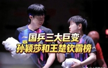世界排名更新，国乒迎来三大巨变，外协冲击，王楚钦和孙颖莎霸榜