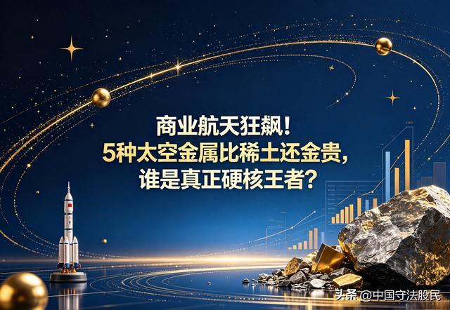 商业航天狂飙！5种太空金属比稀土还金贵，谁是真正硬核王者？