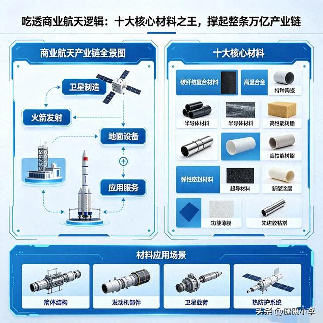 吃透商业航天逻辑：十大核心材料之王，撑起整条万亿产业链