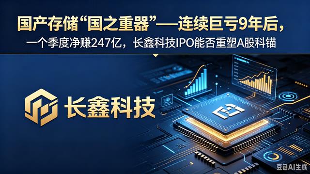长鑫科技：国产存储国之重器，IPO能否重塑A股科技板块定价之锚？