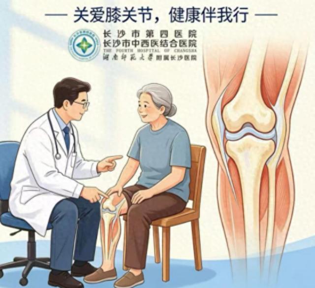 膝关节，人体“承重担当”！长沙市第四医院：别等痛了才珍“膝”
