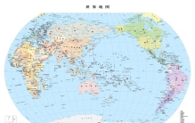 世界七大洲高清地图和国家名称