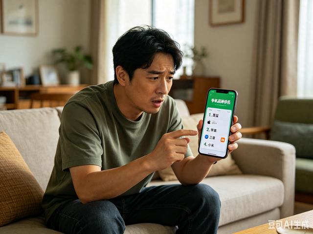 普通用户购机必看!手机品牌排名更新,小米第四榜首让人意外
