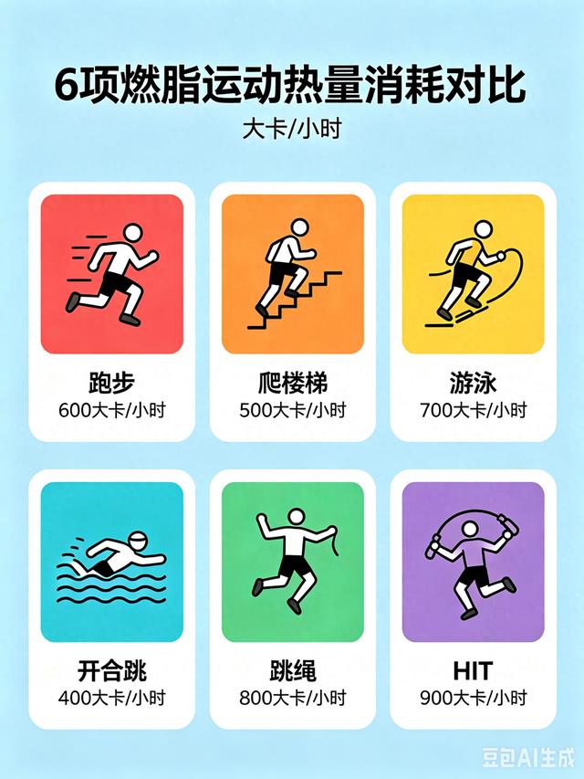 别只盯着跑步减脂!6项燃脂运动排名出炉,榜首多数人想不到