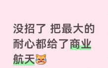 没招了，把最大的耐心，全都留给商业航天