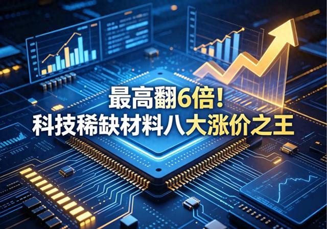 最高翻6倍!科技稀缺材料八大涨价之王