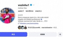 沃齐尼亚粉丝数超1851万，成为全球粉丝最多的门将