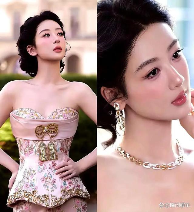 杨紫一坐下,副乳、法令纹和披肩压出的老气感,全被祖海高定首穿照得没处躲