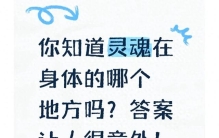 你知道灵魂在身体的哪个地方吗？答案让人很意外！