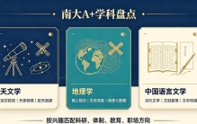 南大王牌拆解：天文/地理/文学全国顶尖报考分数、深造就业全讲透