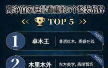 高净值家庭最看重的5个整装品牌