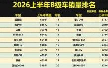 熟悉的B级车又回来了！上半年B级车销量排行榜，迈腾第3，雅阁第9