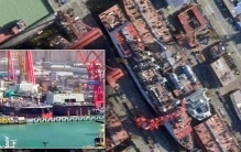 美媒：中国正在建造一艘“海上巨兽”，全球最大补给舰浮出水面