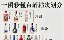 一图看懂主流白酒档次划分，选酒不再迷茫