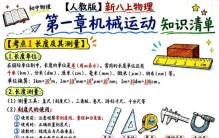 八年级物理上册，第一单元《机械运动》最全知识点！零基础吃透