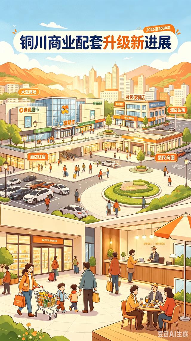 聊聊铜川2026至2030年,在建、规划中的商场、超市与酒店项目