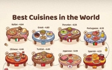 世界最佳菜系榜单（TasteAtlas 评分排名）