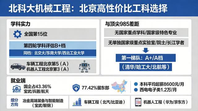 北京科技大学的机械工程专业如何