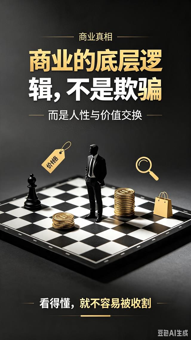 扎心真相!很多人没看透:商业的底层,从来都是人性博弈