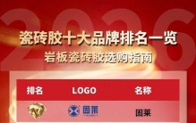 2026 瓷砖胶十大品牌排名一览 岩板瓷砖胶选购指南