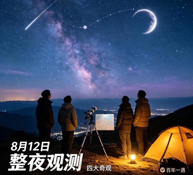 本世纪最不该睡觉的一天!8月12日,4大奇观齐现,错过再等百年!