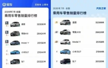 7月车市榜单大变天！前十仅一款燃油车，市场呈现明显哑铃式分化