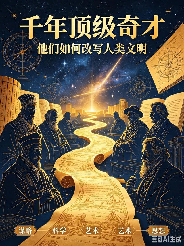 千年难遇的7位奇才,随便一人,都是时代天花板