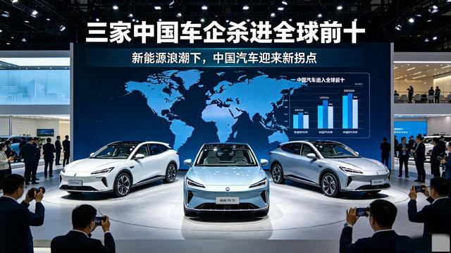 三家中国车企同时杀进全球前十！中国汽车真正的拐点来了？