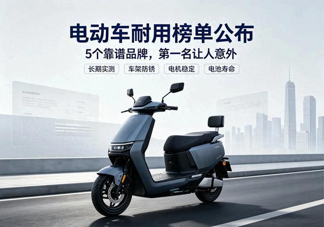 电动车耐用榜单公布，5个靠谱品牌，第一名让人意外