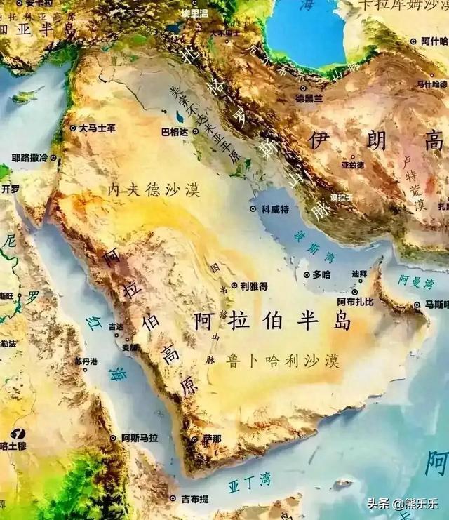 世界最大半岛阿拉伯半岛,为啥三面环海却长年干旱?