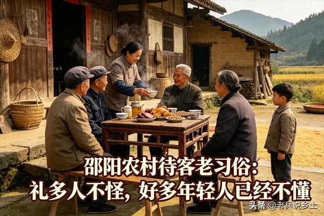 邵阳农村待客老习俗:礼多人不怪,好多年轻人已经不懂