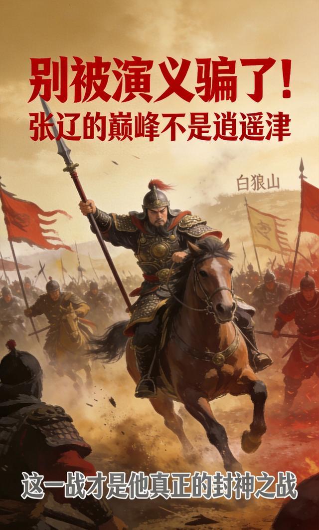 别被演义骗了!张辽的巅峰不是逍遥津 这一战才是他真正的封神之战
