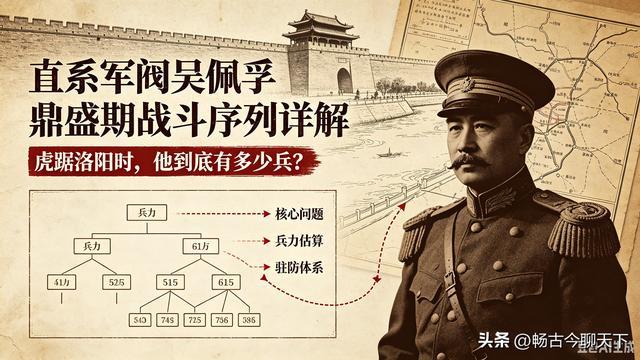 直系吴佩孚鼎盛期战斗序列详解——虎踞洛阳时,他到底有多少兵?