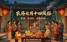 农历七月十四，看看民间都有哪些传统风俗