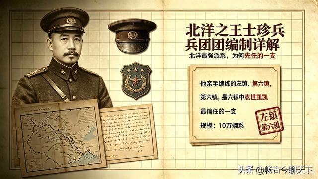 "北洋之龙"王士珍兵团编制—编练的左镇、第六镇,袁世凯最信任