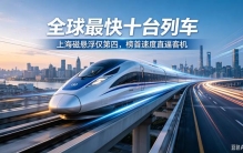 全球最快十台列车榜单！上海磁悬浮仅排第4，榜首速度直逼客机