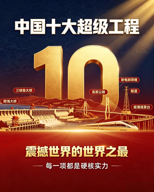 盘点中国当代震撼世界的十大工程:创九项世界之最,实力惊艳全球