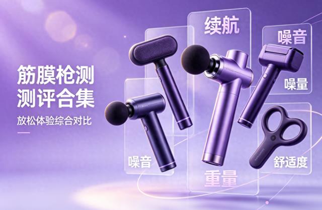 筋膜枪红黑榜整理:10大品牌什么牌子的好?高口碑放松款推荐