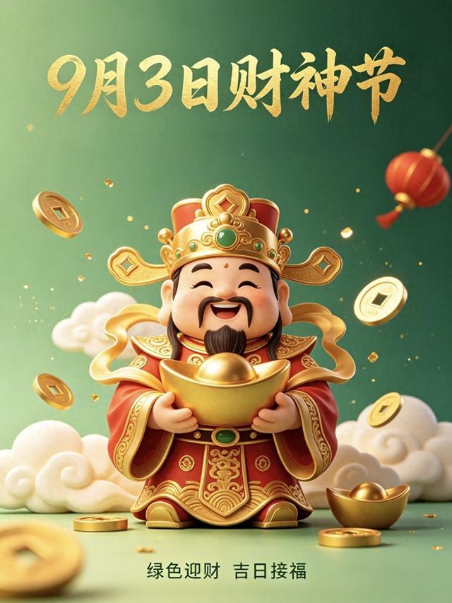 9月3日民间财神节,老辈流传的民俗仪式与小讲究