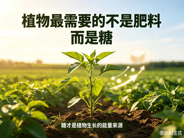 植物最需要的不是肥料,而是糖!