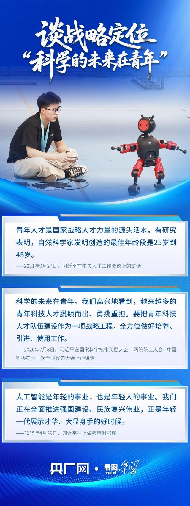 看图学习·向新之翼丨“科学的未来在青年” 总书记对广大青年的深情寄语