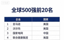 全球前20企业榜单（按营收排序）